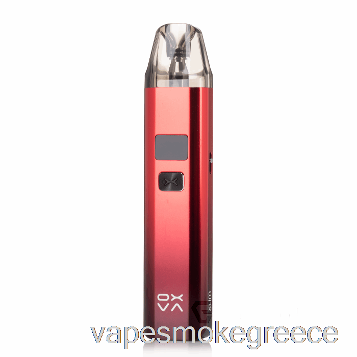 Vape Greece Oxva Xlim V2 25w Pod System γυαλιστερό μαύρο κόκκινο